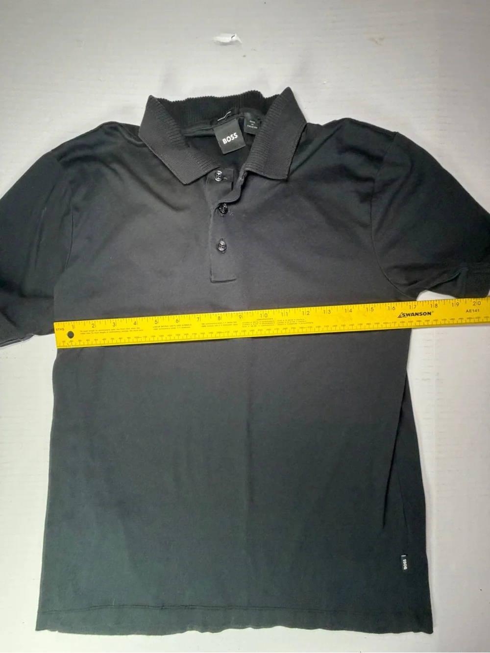 NWOT Boss Men's Black Polo Shirt - Classic Short Sleeve